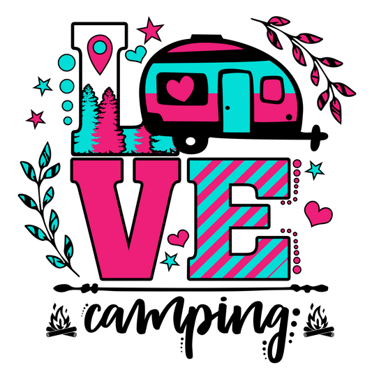 Love Camping Design - DTF Ready To Press