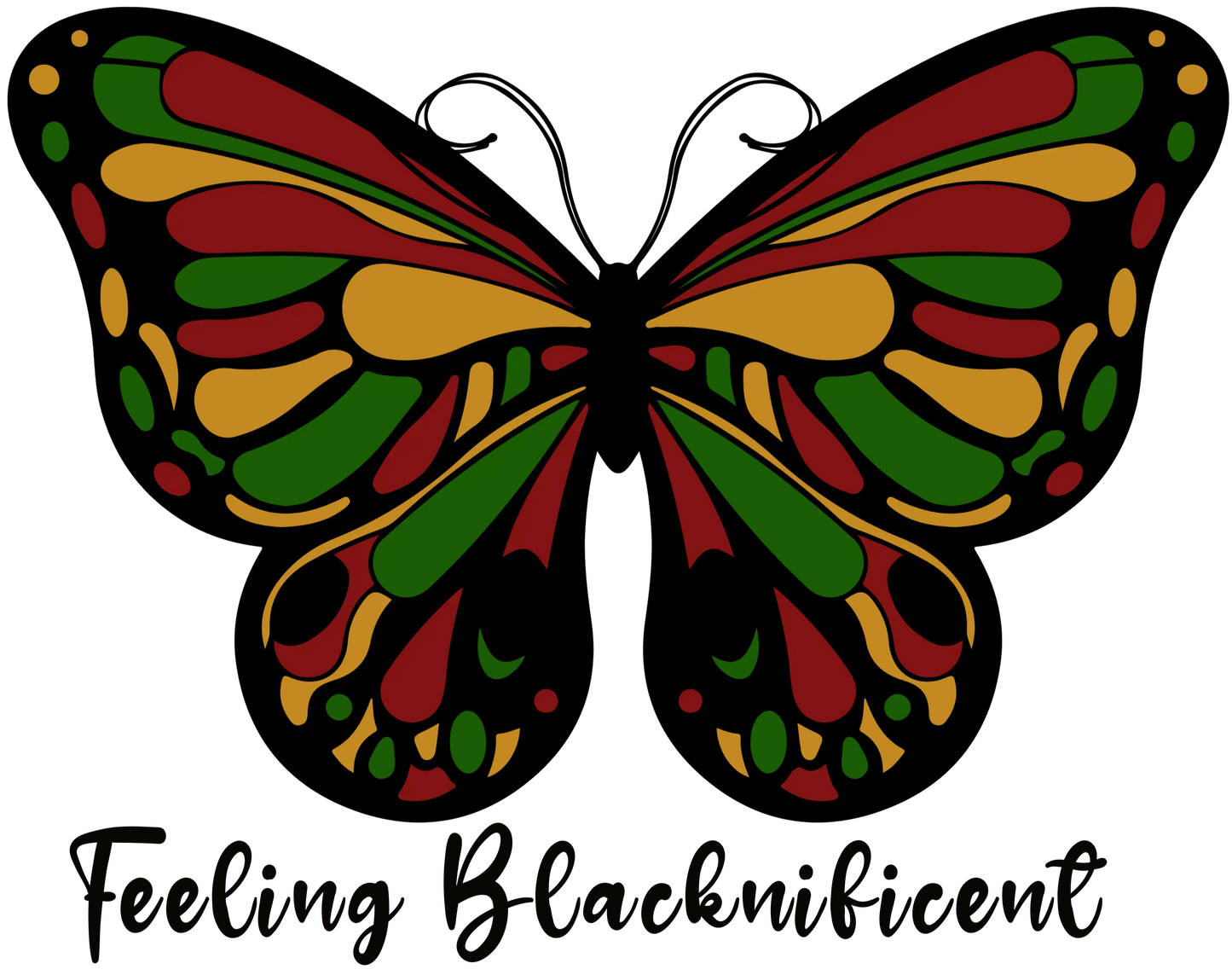Feeling Blacknificent Juneteenth Design - DTF Ready To Press