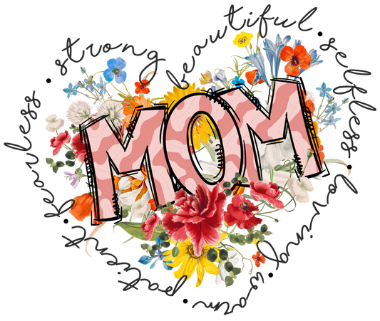 Floral Mother's Day Design - DTF Ready To Press