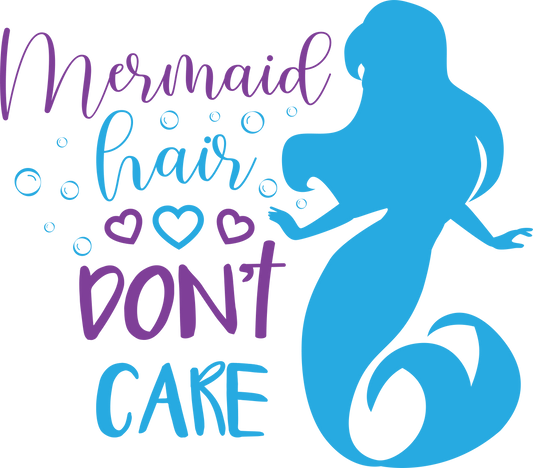 Funny Mermaid Design - DTF Ready To Press