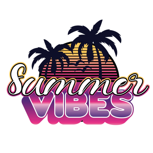 Summer Vibes Design - DTF Ready To Press