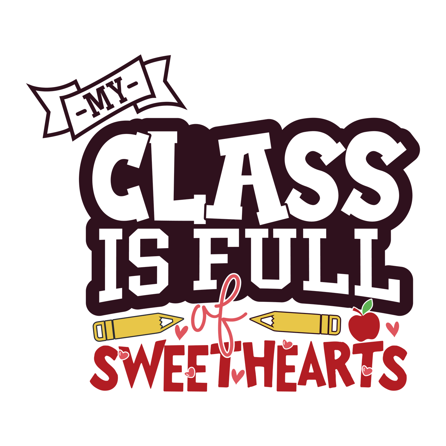 Cute Teacher's Day Design - DTF Ready To Press