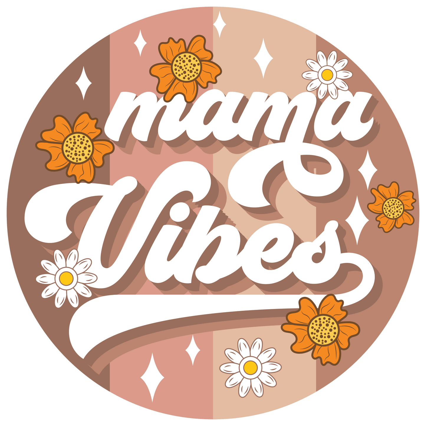 Cool Mama Vibes Design - DTF Ready To Press