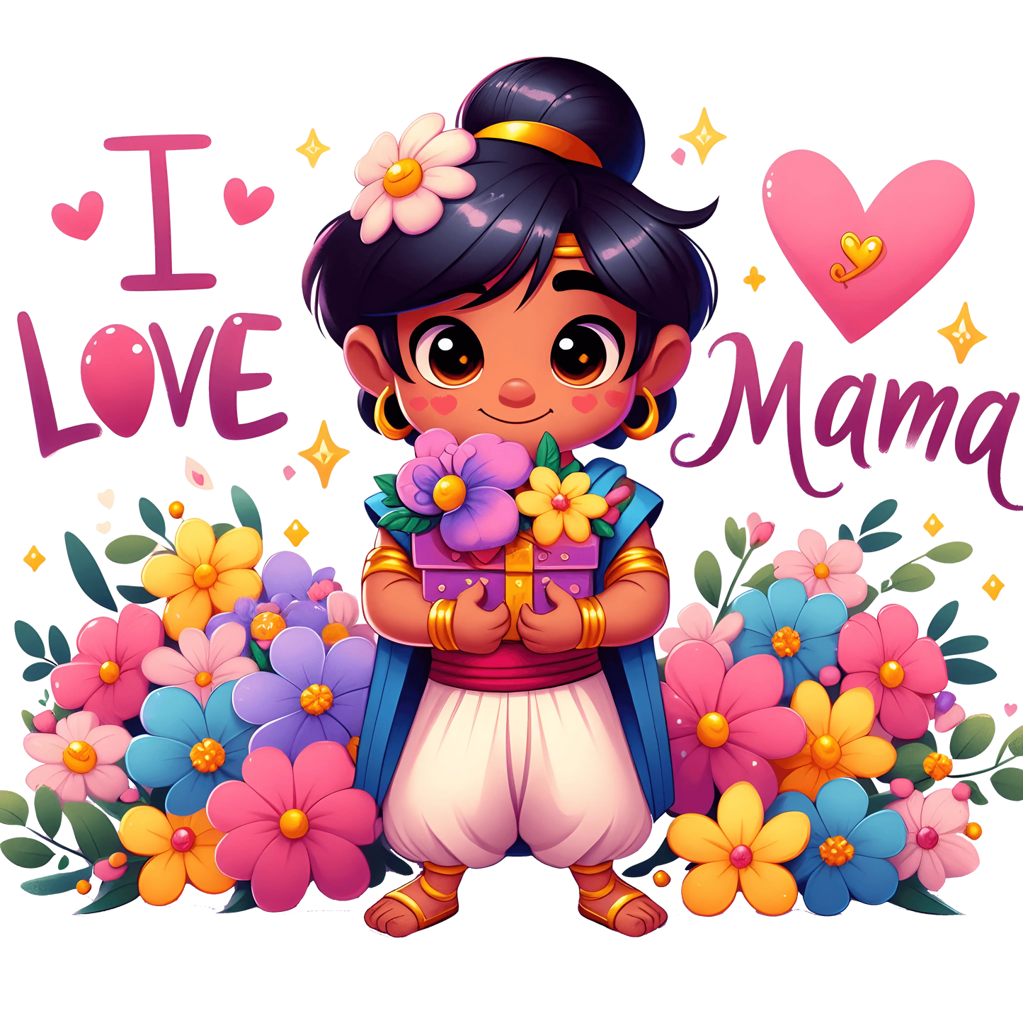I love Mama Design - DTF Ready To Press