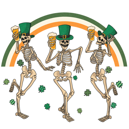 Lucky Day Beer Saint Patrick's Day Rainbow Design - DTF Ready To Press