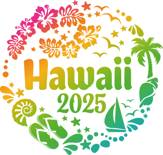 2025 Matching Hawaii Cruise Design - DTF Ready To Press