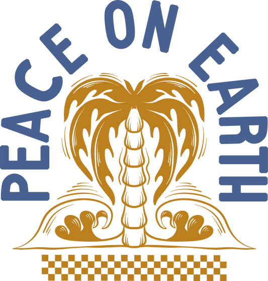 Peace On Earth Design - DTF Ready To Press