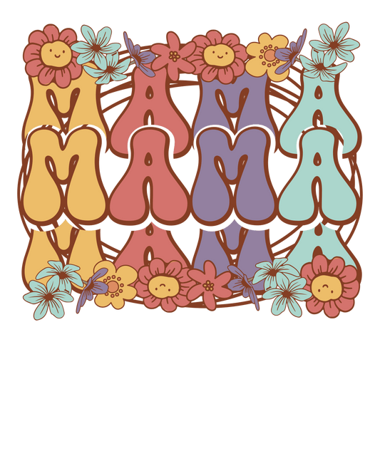 Floral Mama Design - DTF Ready To Press