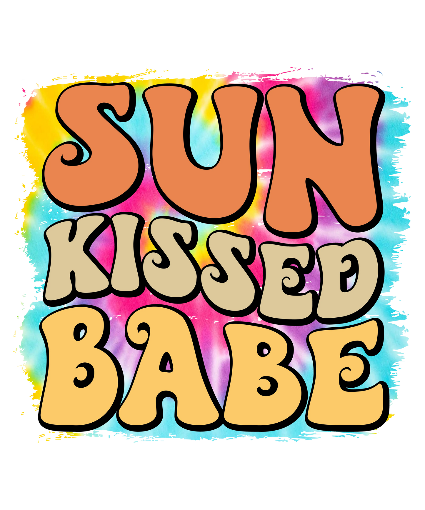 Sun Kissed Babe Design - DTF Ready To Press