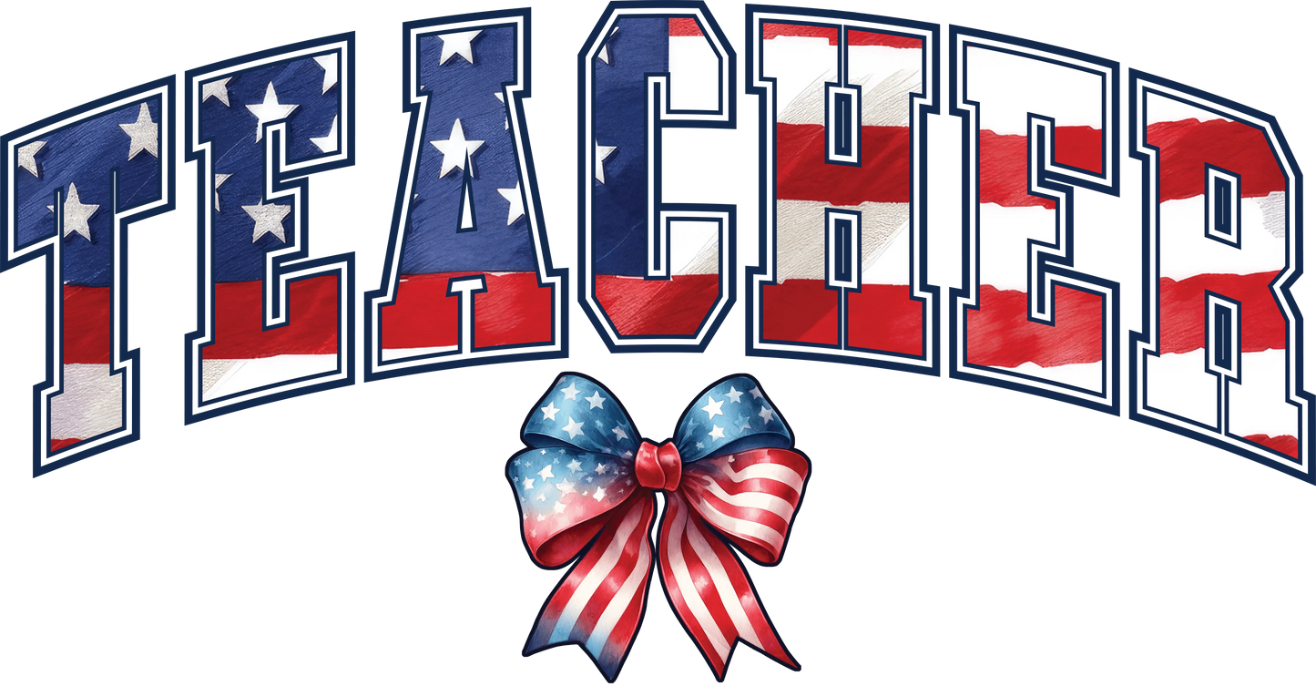 American Teacher Design - DTF Ready To Press