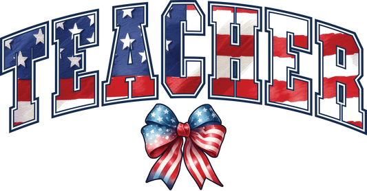 American Teacher Design - DTF Ready To Press