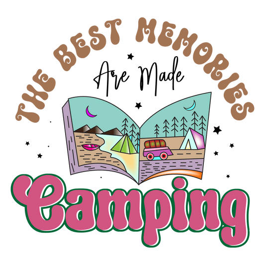Cute Camping Design - DTF Ready To Press