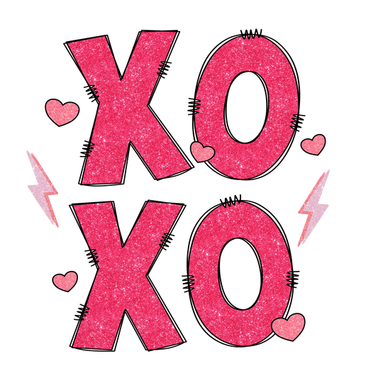 XOXO Valentine's Day Party Design - DTF Ready To Press