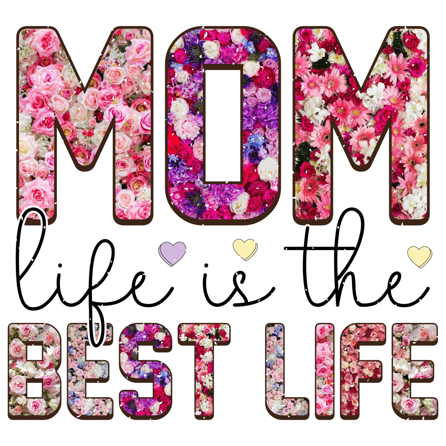 Cute Mom Life Design - DTF Ready To Press