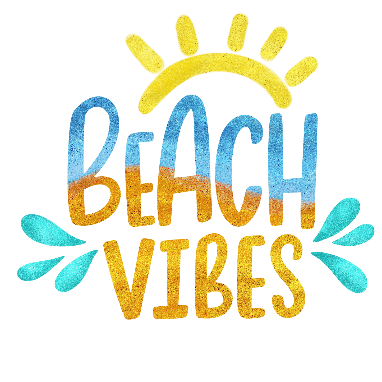 Beach Vibes Design - DTF Ready To Press