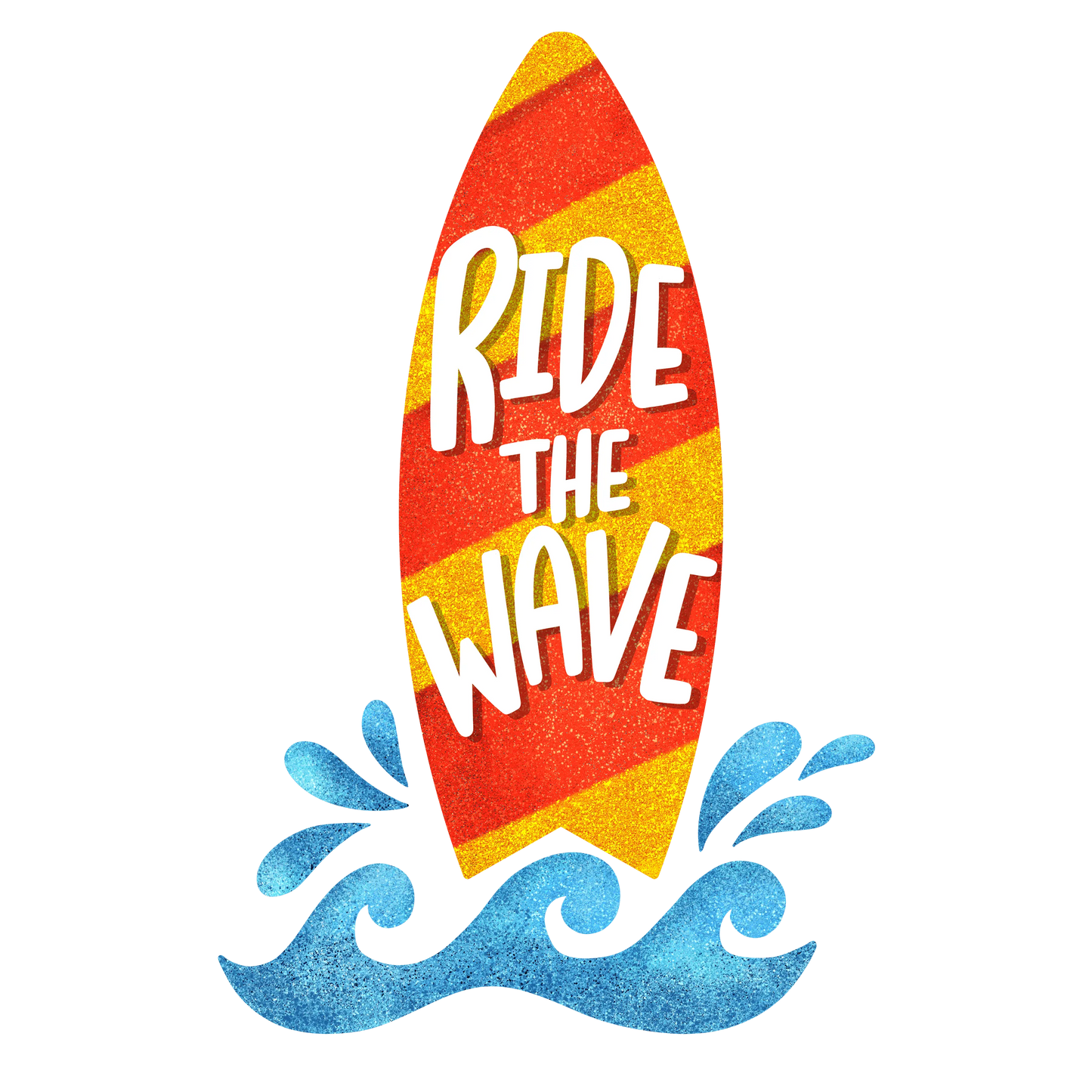 Ride The Wave Design - DTF Ready To Press