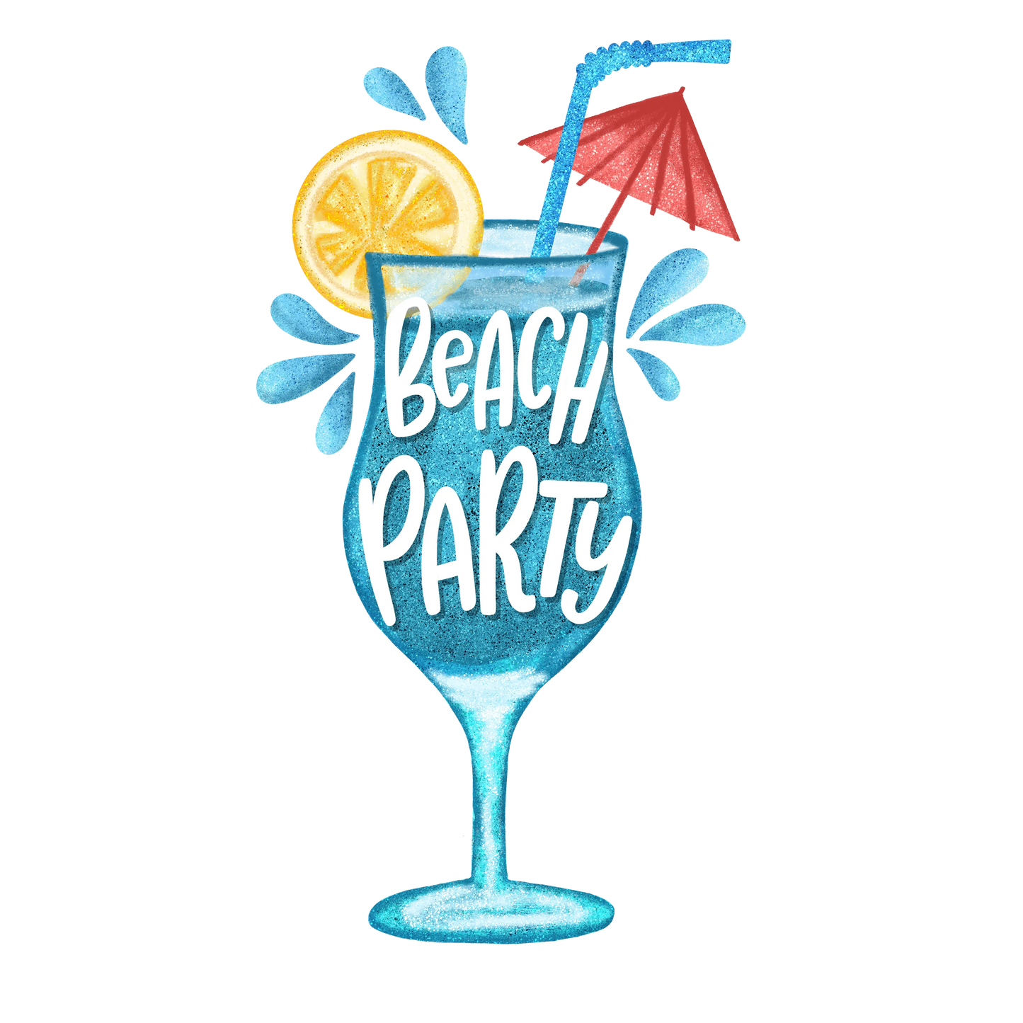 Beach Party Design - DTF Ready To Press
