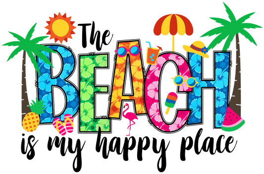 Funny Beach Vacay Design - DTF Ready To Press