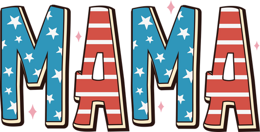 Patriotic Mama Design - DTF Ready To Press