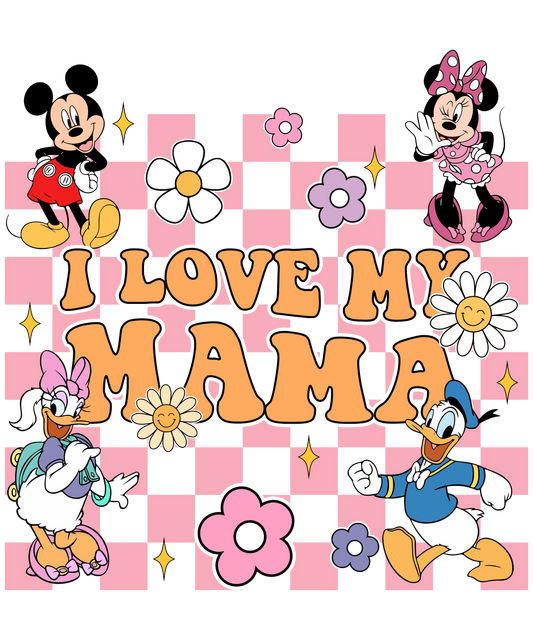 Cute Lovely Mama Design - DTF Ready To Press