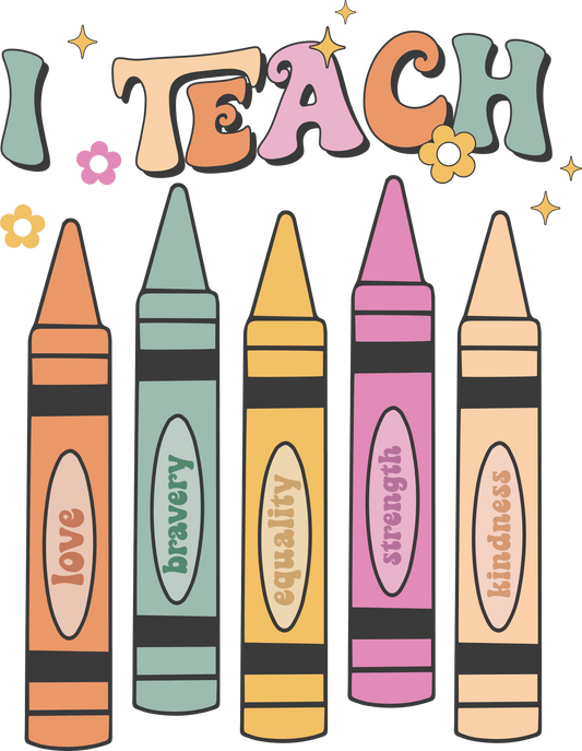 Teacher Life Design - DTF Ready To Press