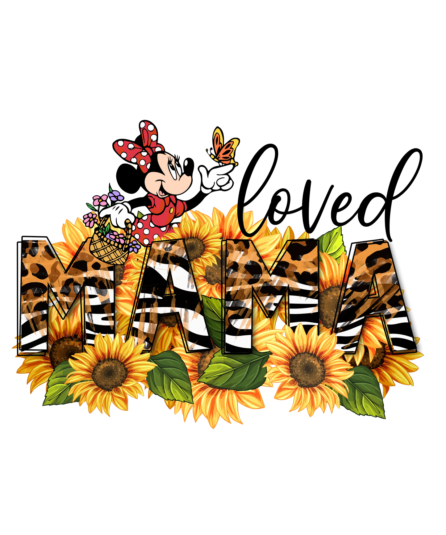 Loved Mama Design - DTF Ready To Press