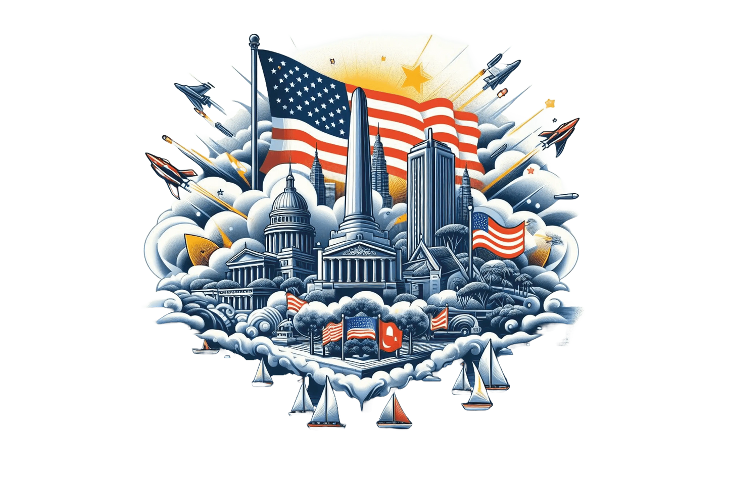 Cool USA Design - DTF Ready To Press