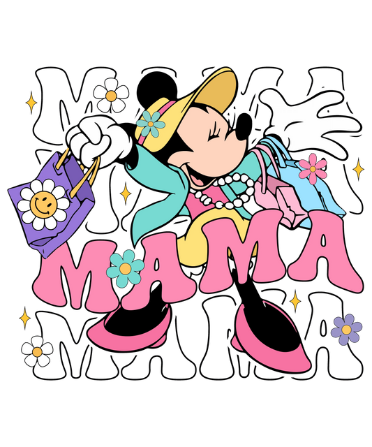 Mothers Day Minnie Design - DTF Ready To Press
