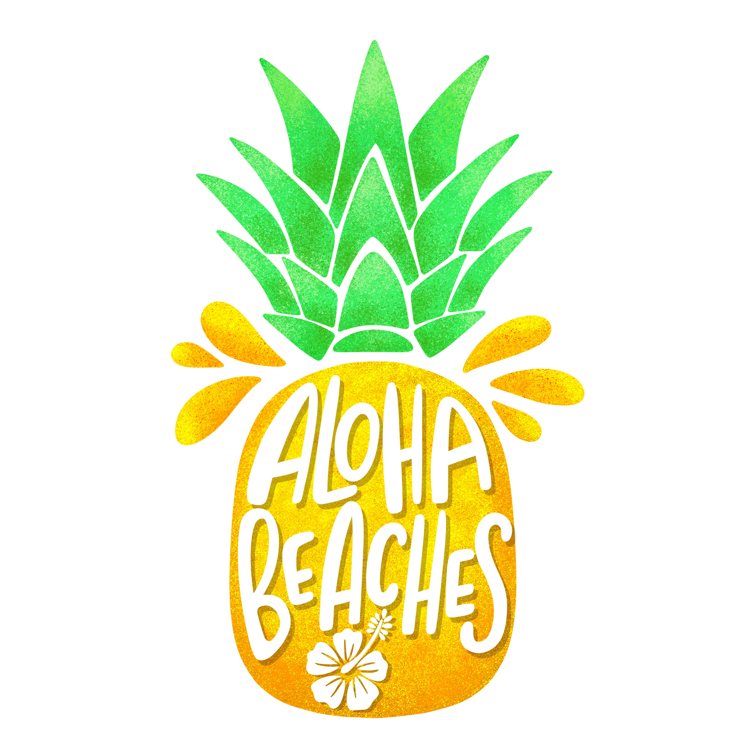 Aloha Beaches Design - DTF Ready To Press