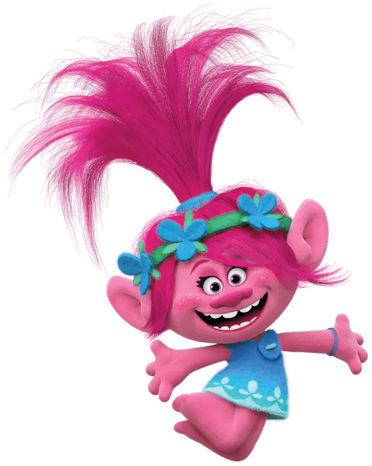 Trolls Princess Poppy Cartoon Design - DTF Ready To Press