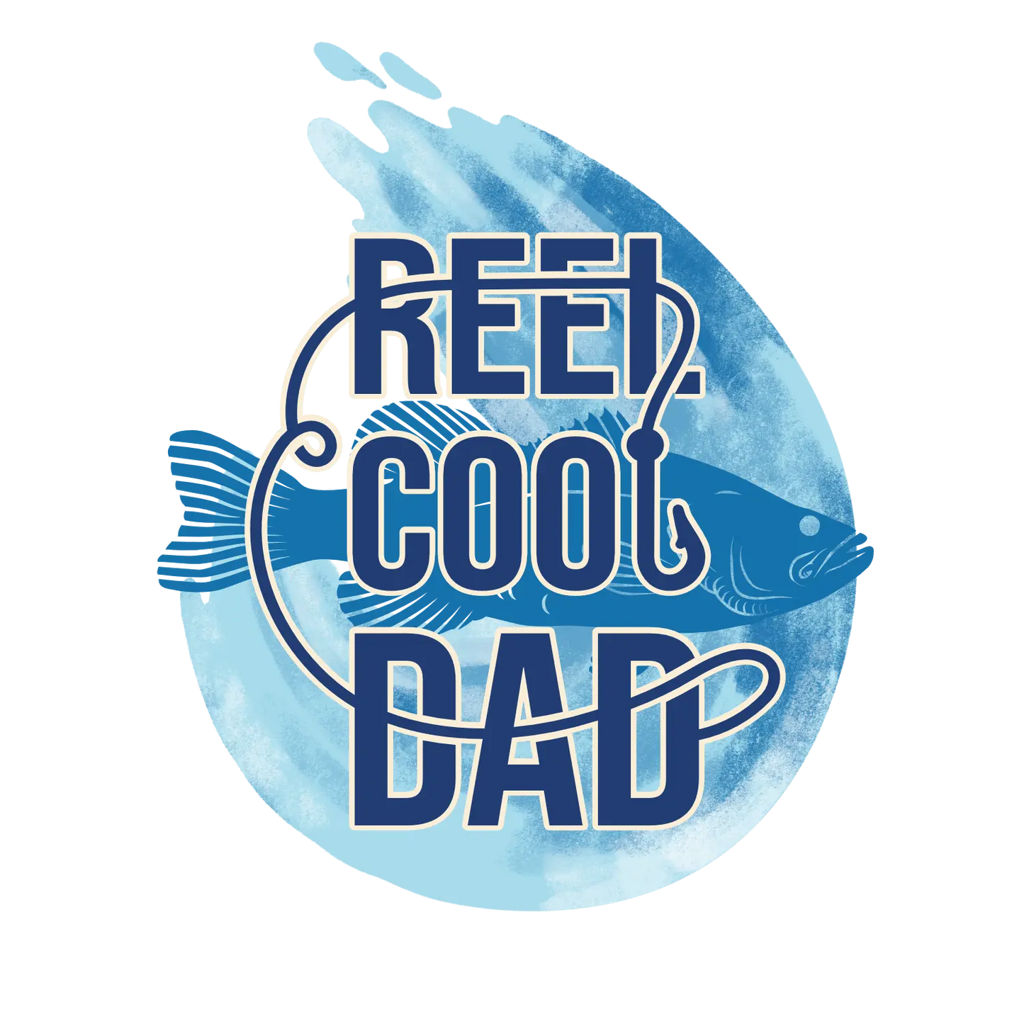 Reel Cool Dad Design - DTF Ready To Press