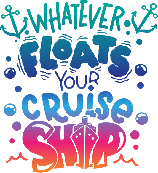 Cruise Ship  Design - DTF Ready To Press