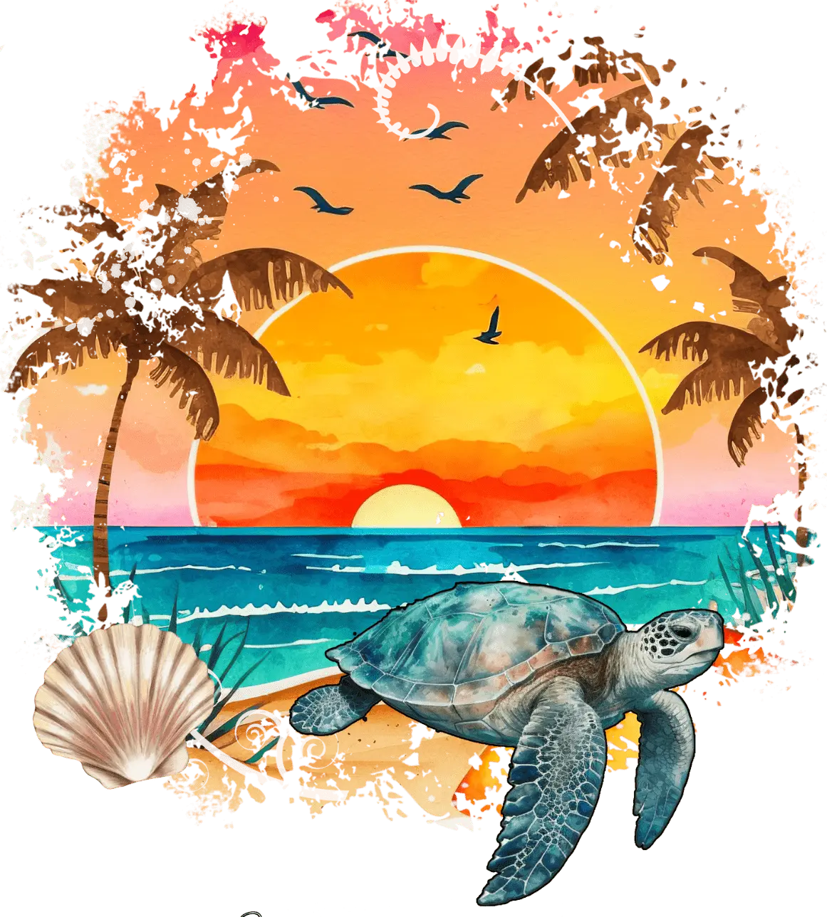 Summer Vibes Design - DTF Ready To Press