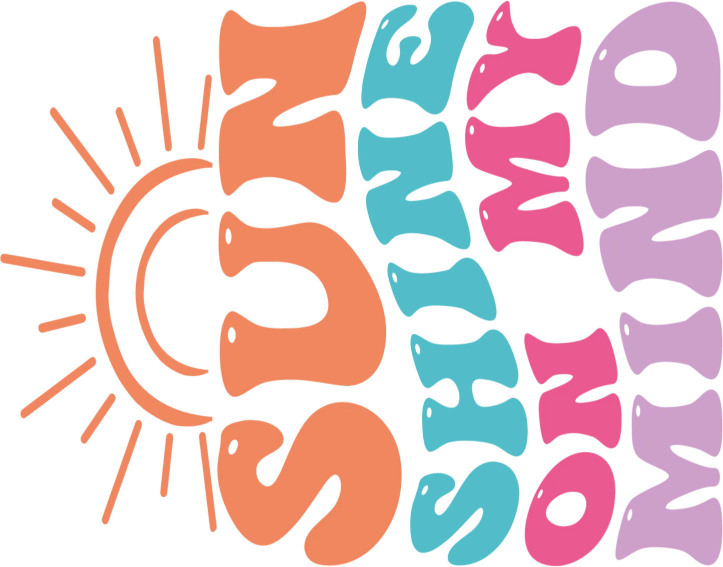 Sunshine On My Mind Design - DTF Ready To Press