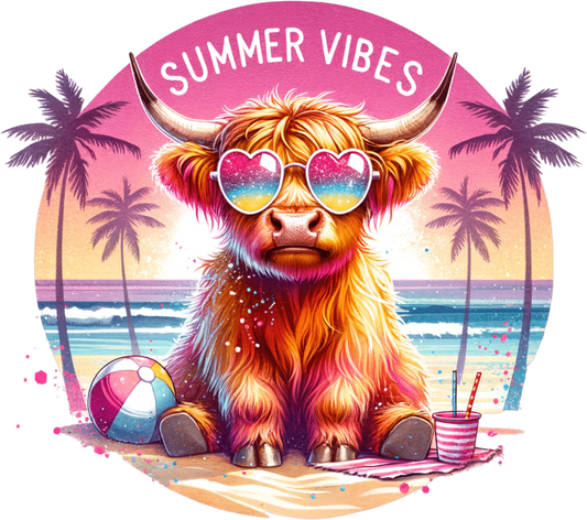 Summer Vibes Design - DTF Ready To Press