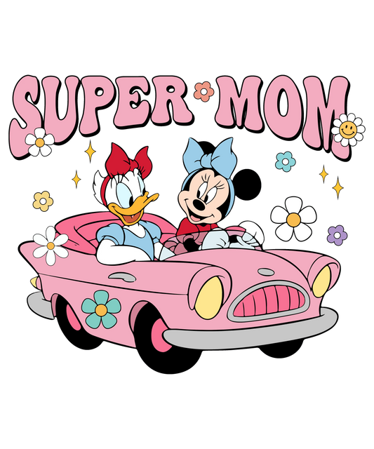 Super Mom Design - DTF Ready To Press