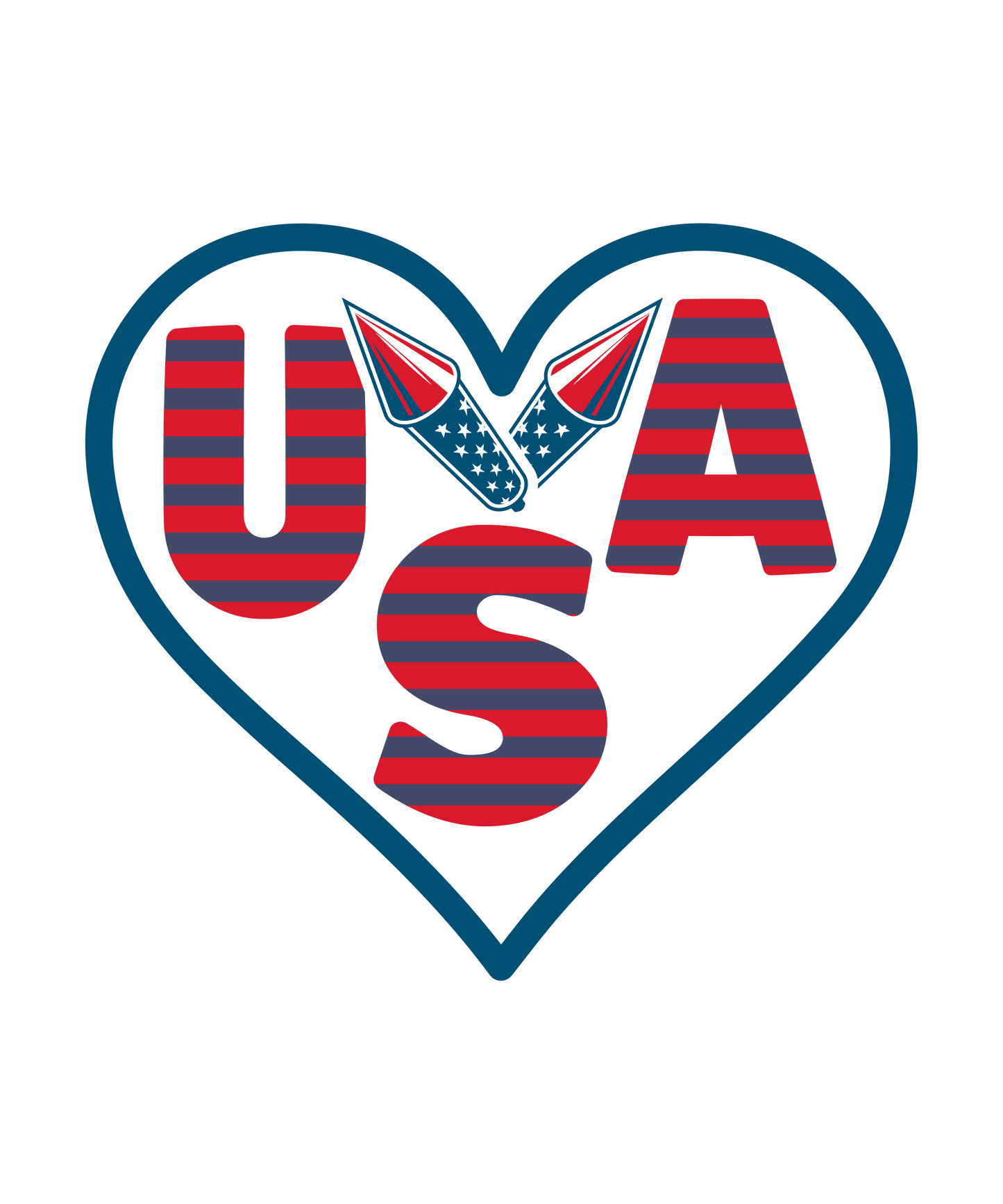 Love USA Design - DTF Ready To Press
